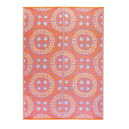 Pink Boho Waterproof Outdoor Rug - 47in x 70in | Mothers Day Gifts |
