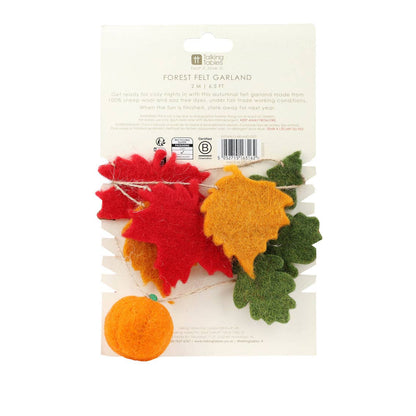 Fall Felt Leaf Garland