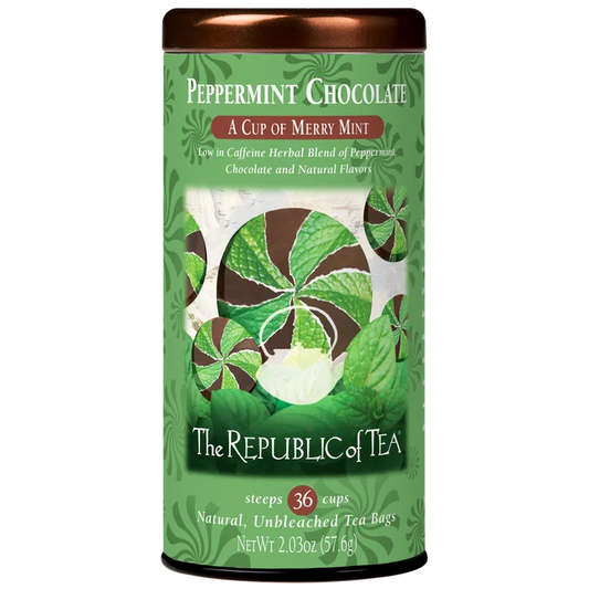 Peppermint Chocolate Herbal Tea - The Republic of Tea