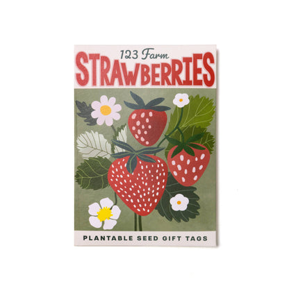 Plantable Seed Gift Tags - Vintage Seed Design, 5 Gift Tags