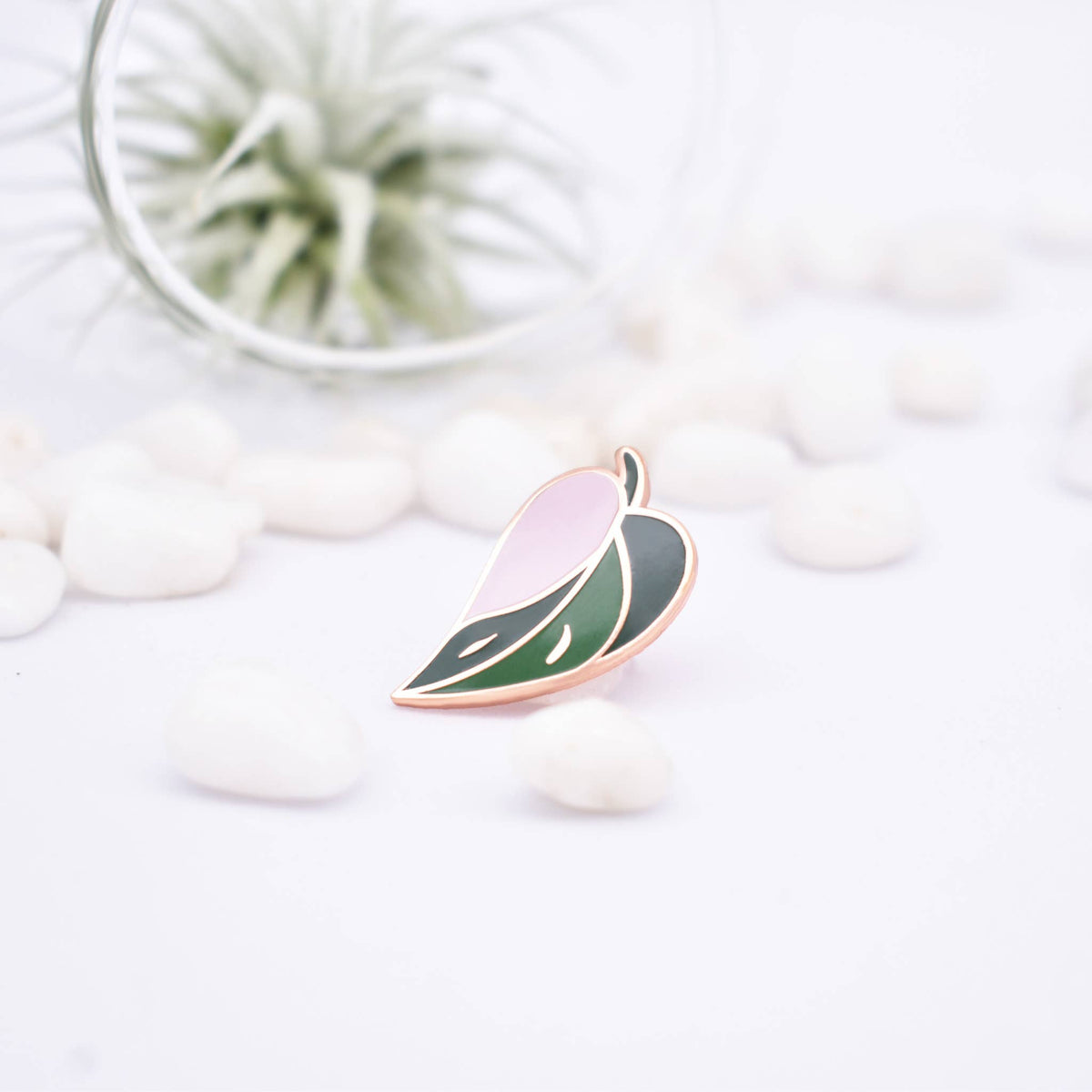 Pink Princess Philodendron Plant Enamel Pin