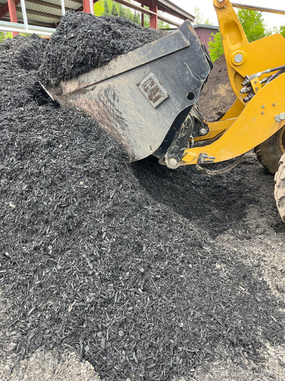 All Natural Black Dyed Mulch