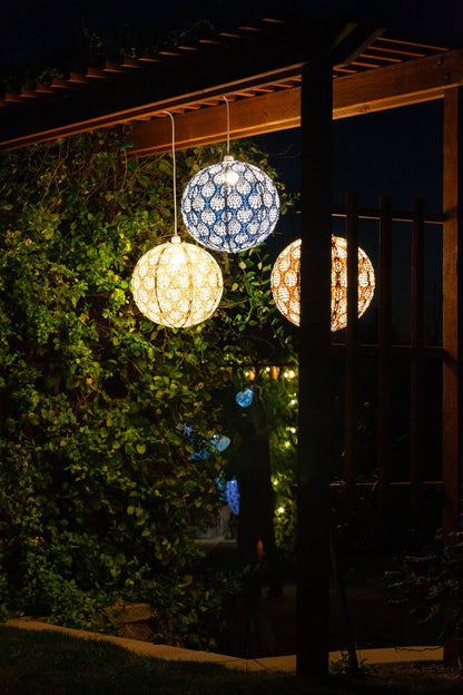 Stella Nova Outdoor Pendent Light - Dewdrop 18" Copper