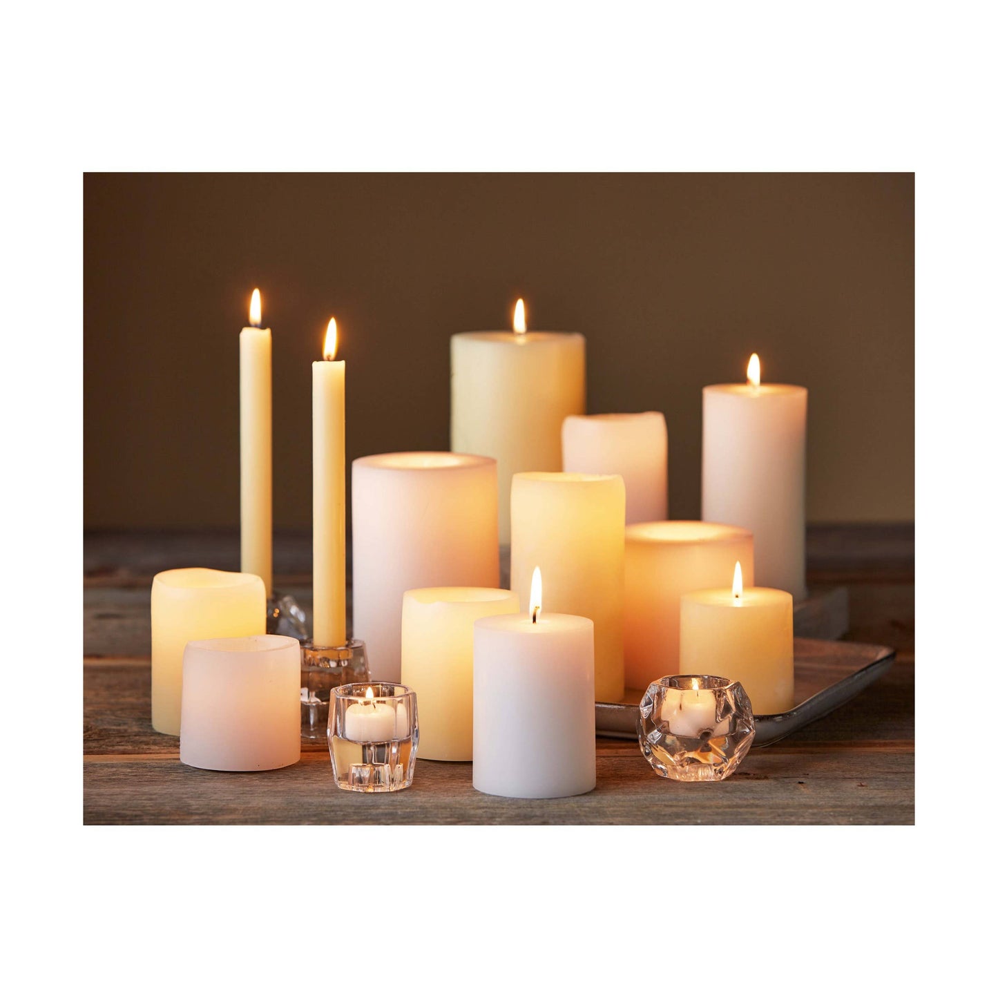 Chapel Wedding Pillar Candle 3x6 - White
