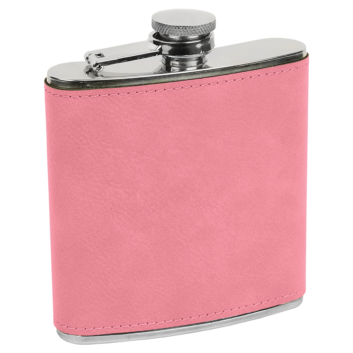 Pine Trees  6 oz. Leatherette Stainless Steel Flask