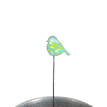 Small Copper Enamel Birds