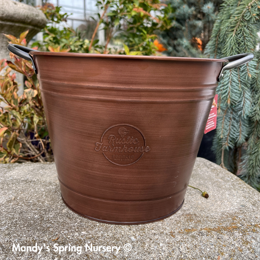 Washtub Planter - Brushed Copper
