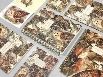 Pocket Art Journal  - Owls