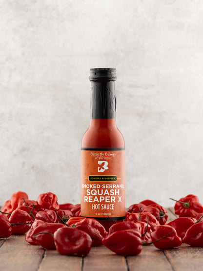 Smoked Serrano Squash Reaper X Hot Sauce- 5oz bottle