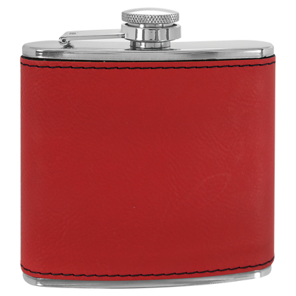 Pine Trees  6 oz. Leatherette Stainless Steel Flask