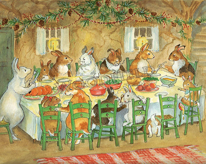 #757 - Winter Feast Notecard