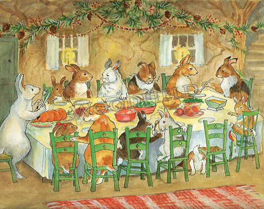 #757 - Winter Feast Notecard