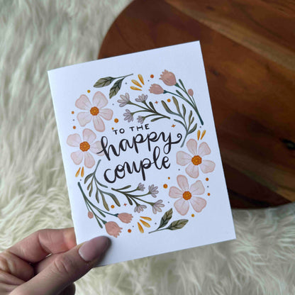 "To the happy couple" Card