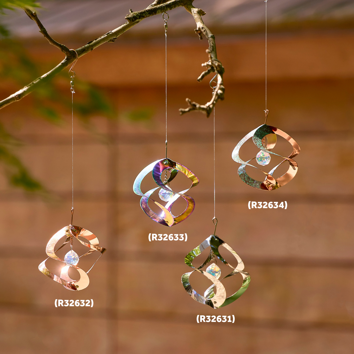 Chrome Mini Cosmix Garden Spinner