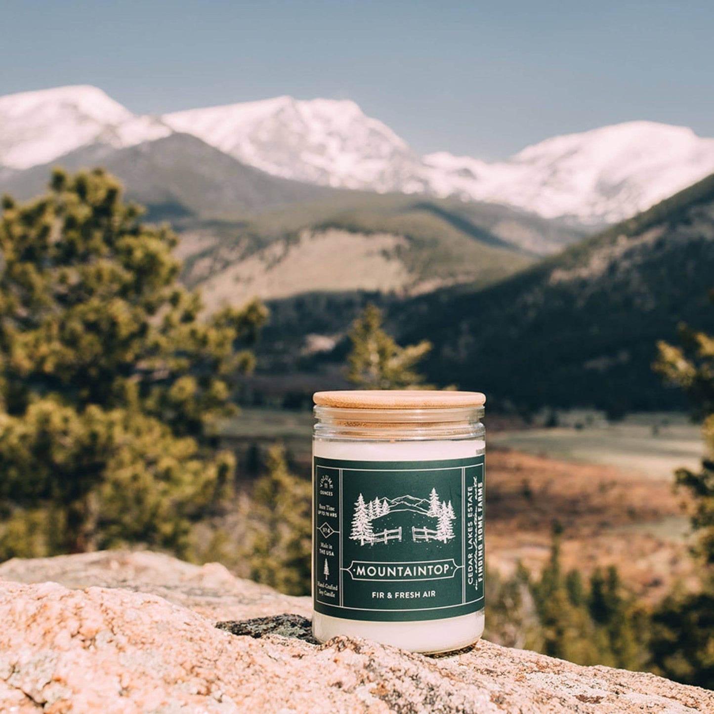 Soy Candle: Mountaintop - Woody & Fresh