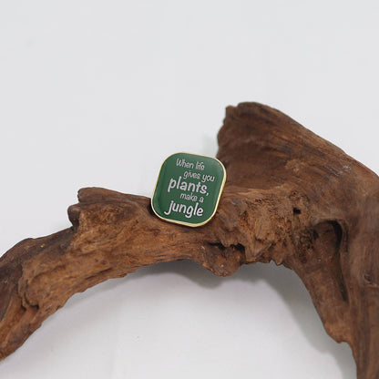 Jungle Plants Enamel Pin