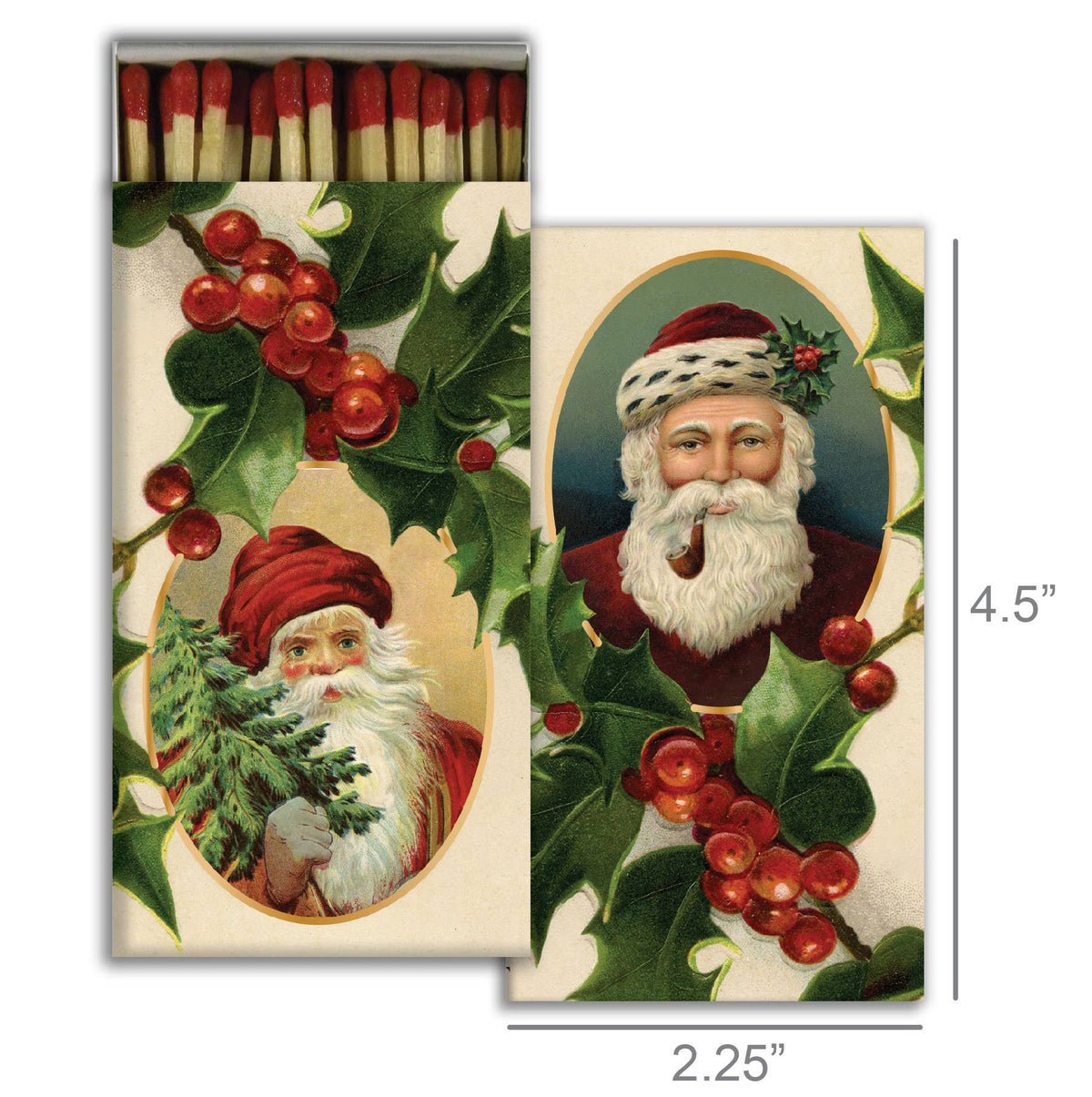 Match - Santa's And Holly