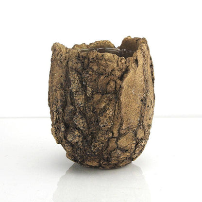 5.5" Top | Ceramic Fossil Planter