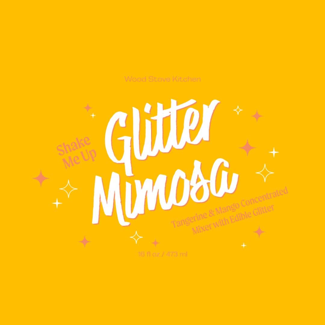 Glitter Mimosa Mixer, 16 fl oz