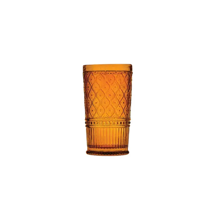 Claro Amber Highball Glasses