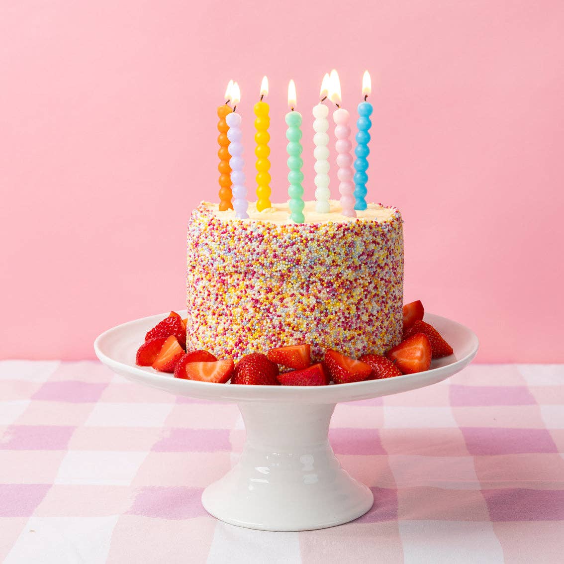 Bobble Birthday Candles - 8 Pack | Cake Candless |