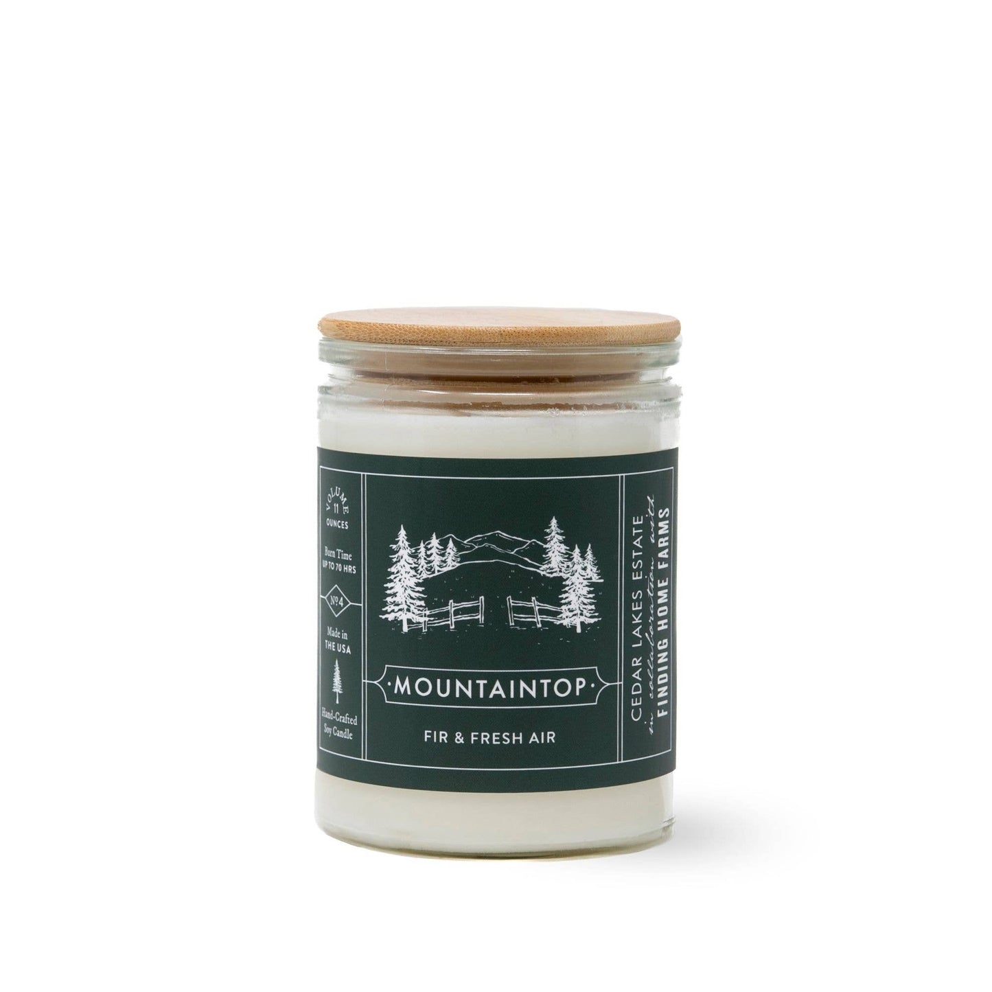 Soy Candle: Mountaintop - Woody & Fresh