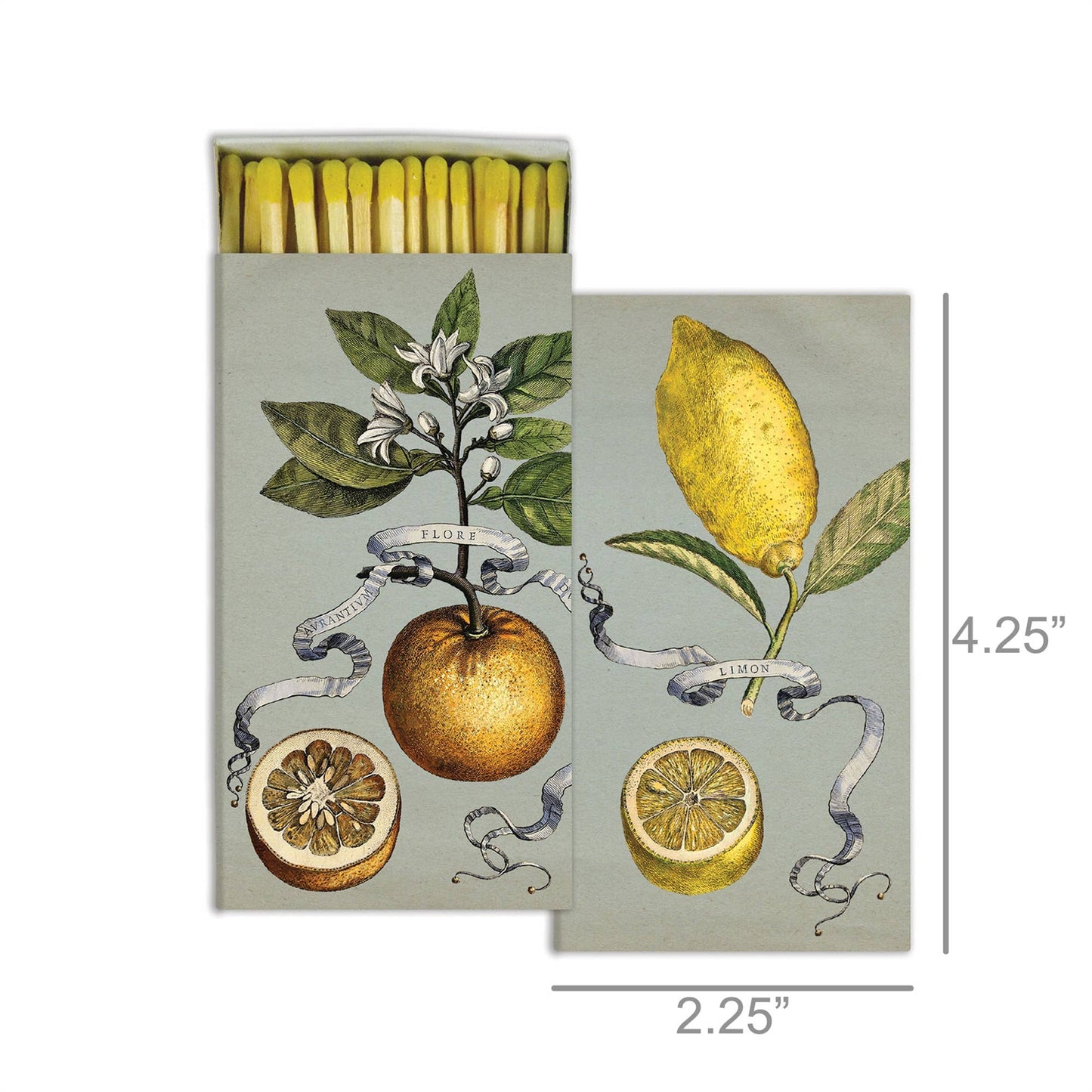 Matches - Citrus : Lemon & Orange - Yellow
