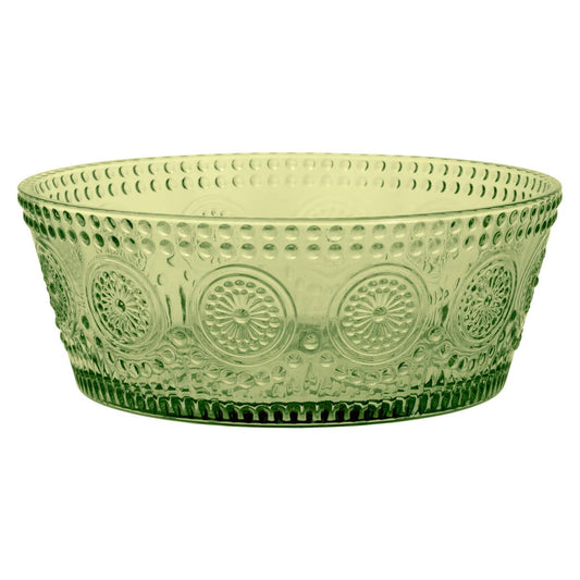7" Round Olive Codi Glass Bowl Fall
