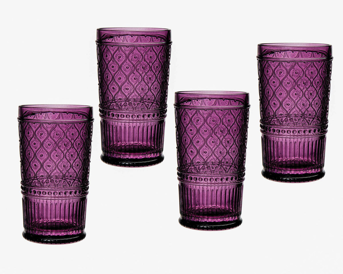 Claro Plum Glasses - Highball
