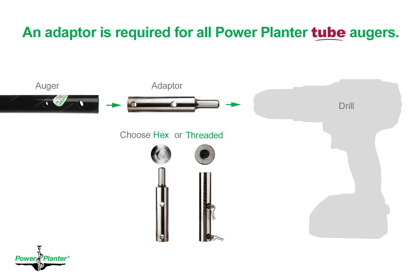 Extra Large Earth Auger with Heavy-Duty Tip (9" x 28")