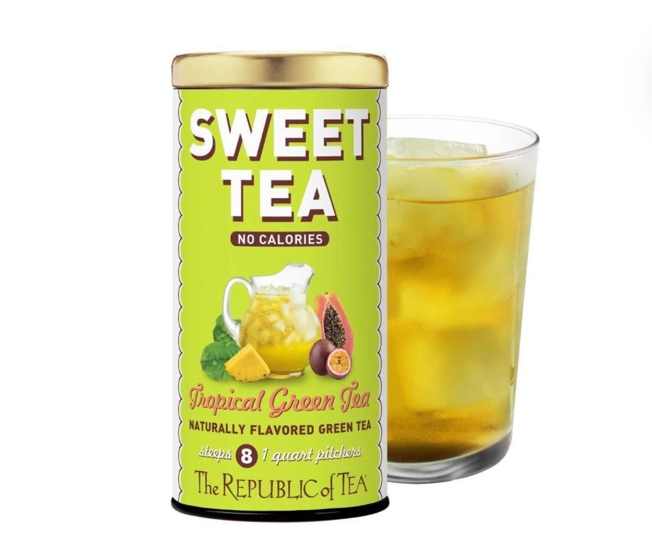 Sweet Tropical Green Iced Tea