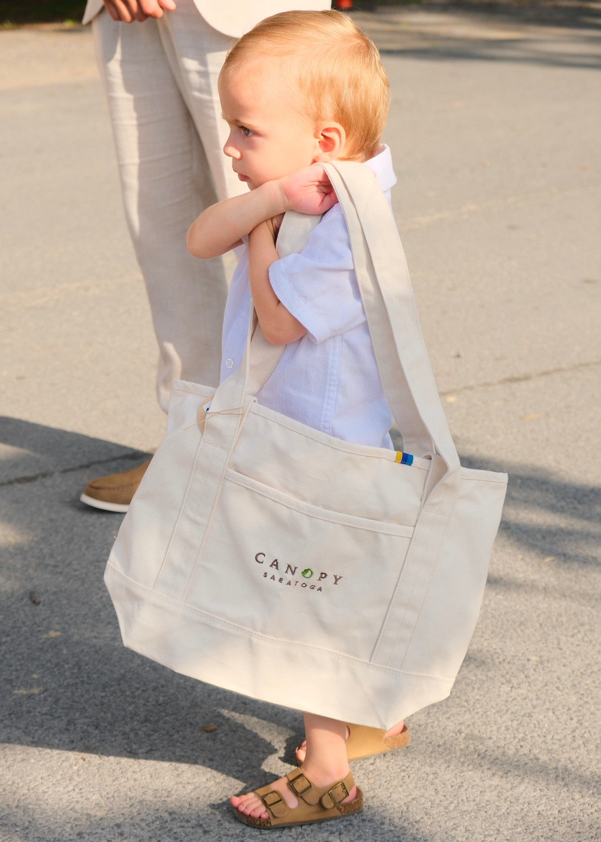 Canopy Logo Embroidered Tote