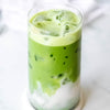 Iced coconut cream Matcha latte