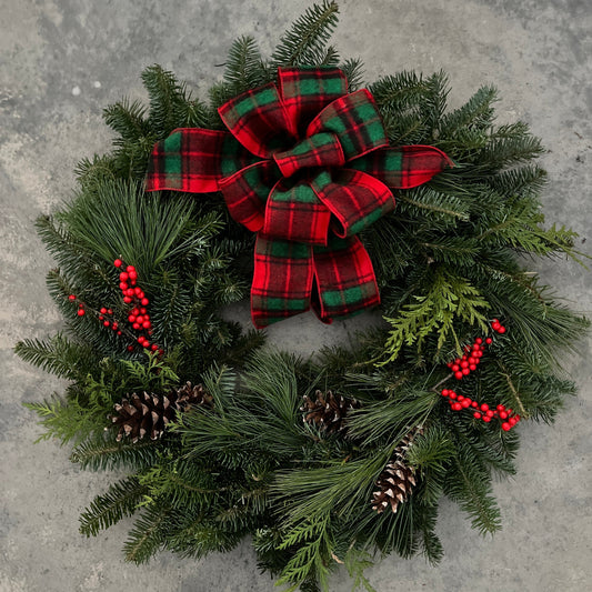 Mixed Greens Wreath (PRE-ORDER)