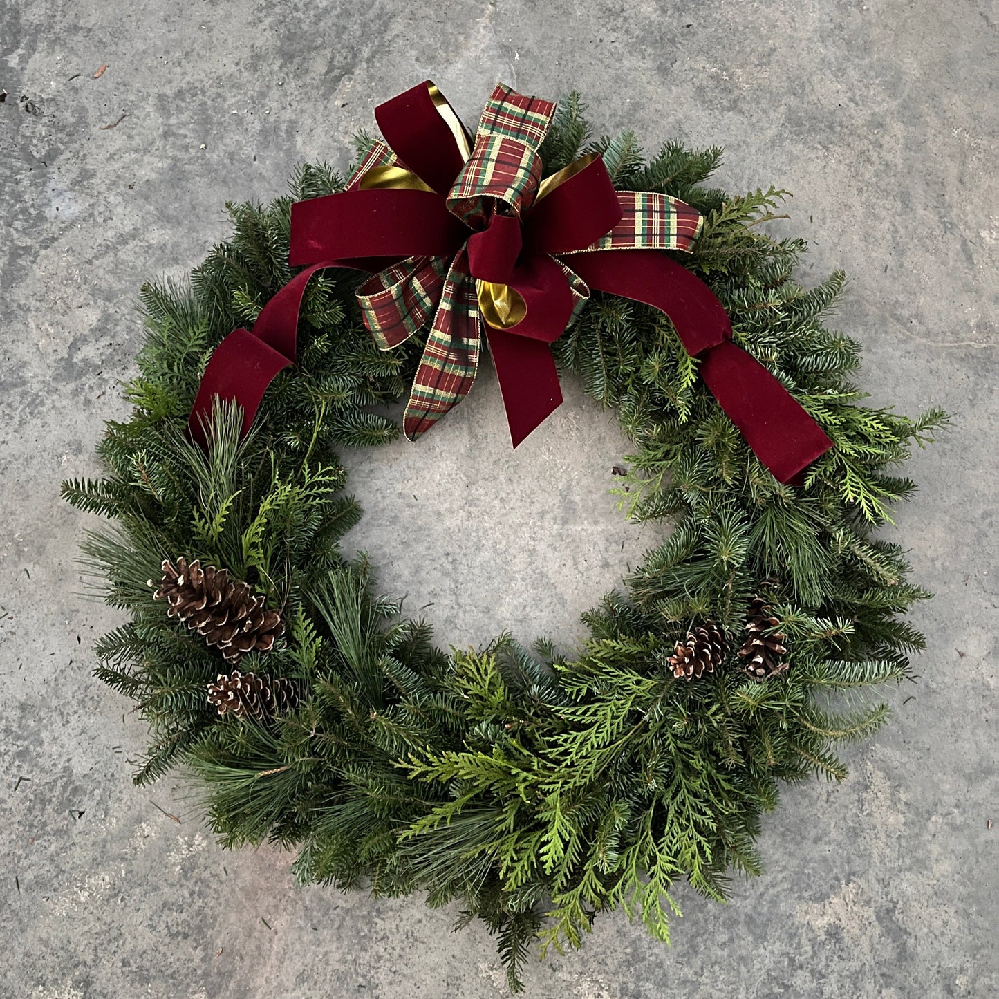 Mixed Greens Wreath (PRE-ORDER)