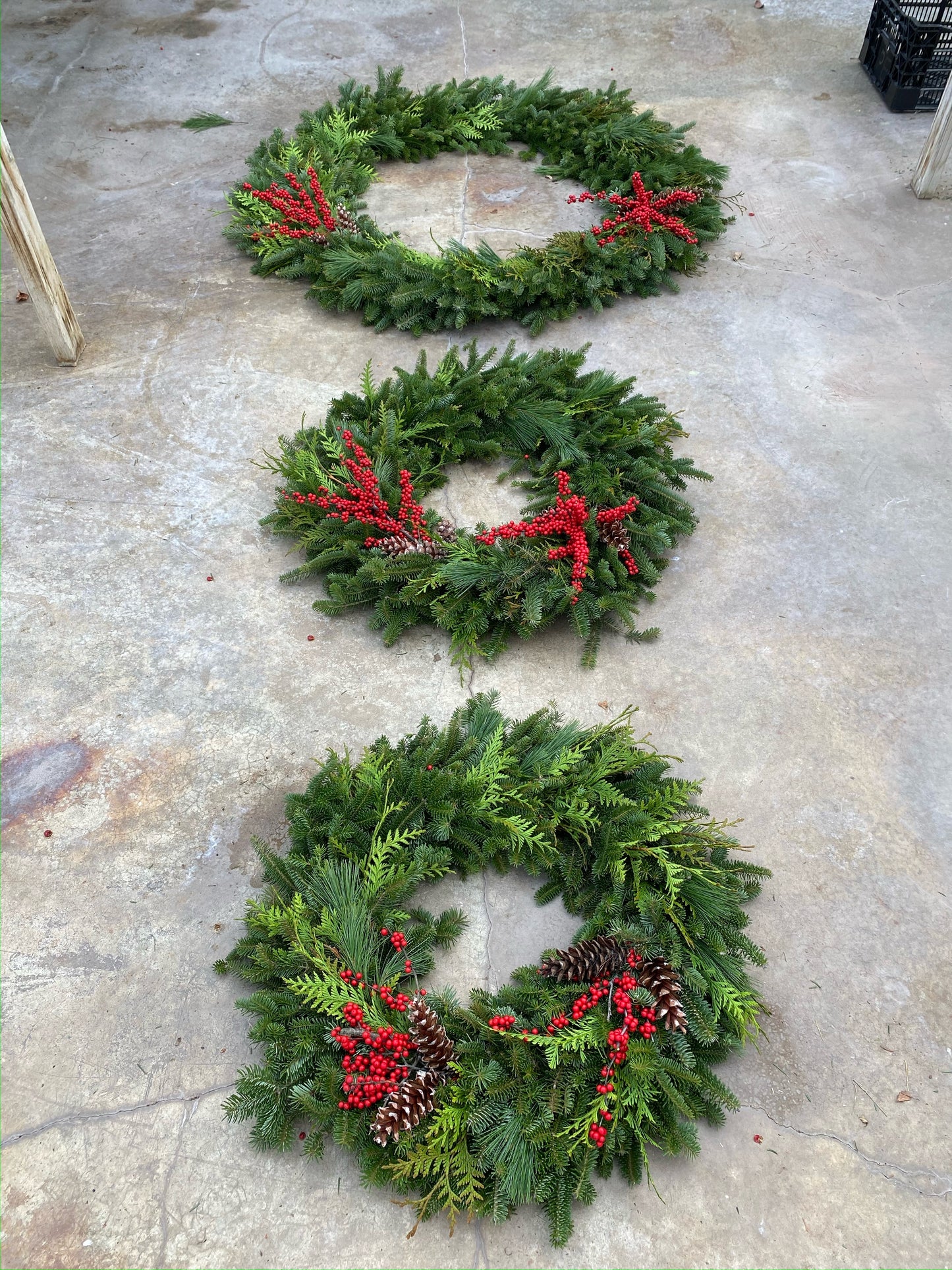 Mixed Greens Wreath (PRE-ORDER)