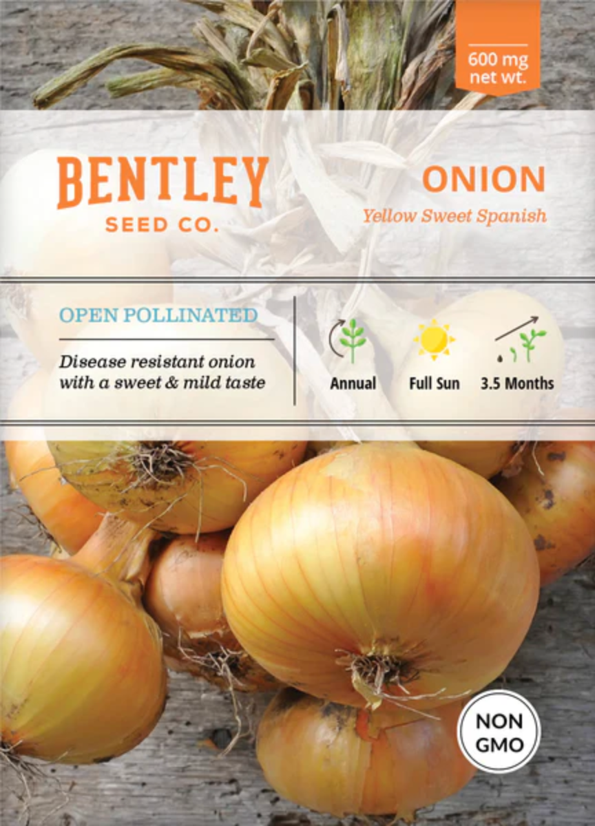 Onion 'Yellow Sweet Spanish' - Vegetable Seeds