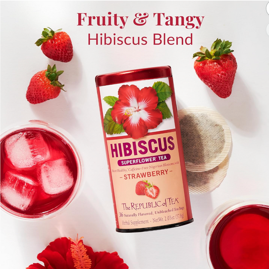 Hibiscus Strawbery Tea - The Republic of Tea