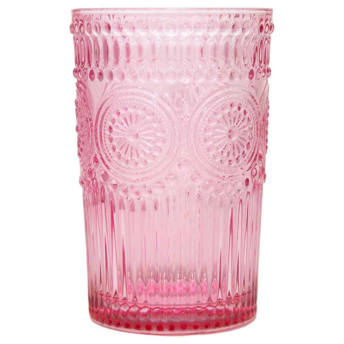 12 Oz. Pink Codi Drinking Glass