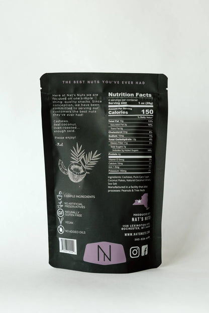 Toasted Coconut Cashews | 12-Count Gourmet Roasted Nuts
