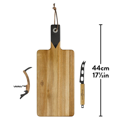 Cheese & Wine Set with Knife & Bottle Opener