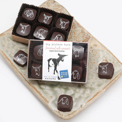 Chocolate Covered Goat Milk Caramel
