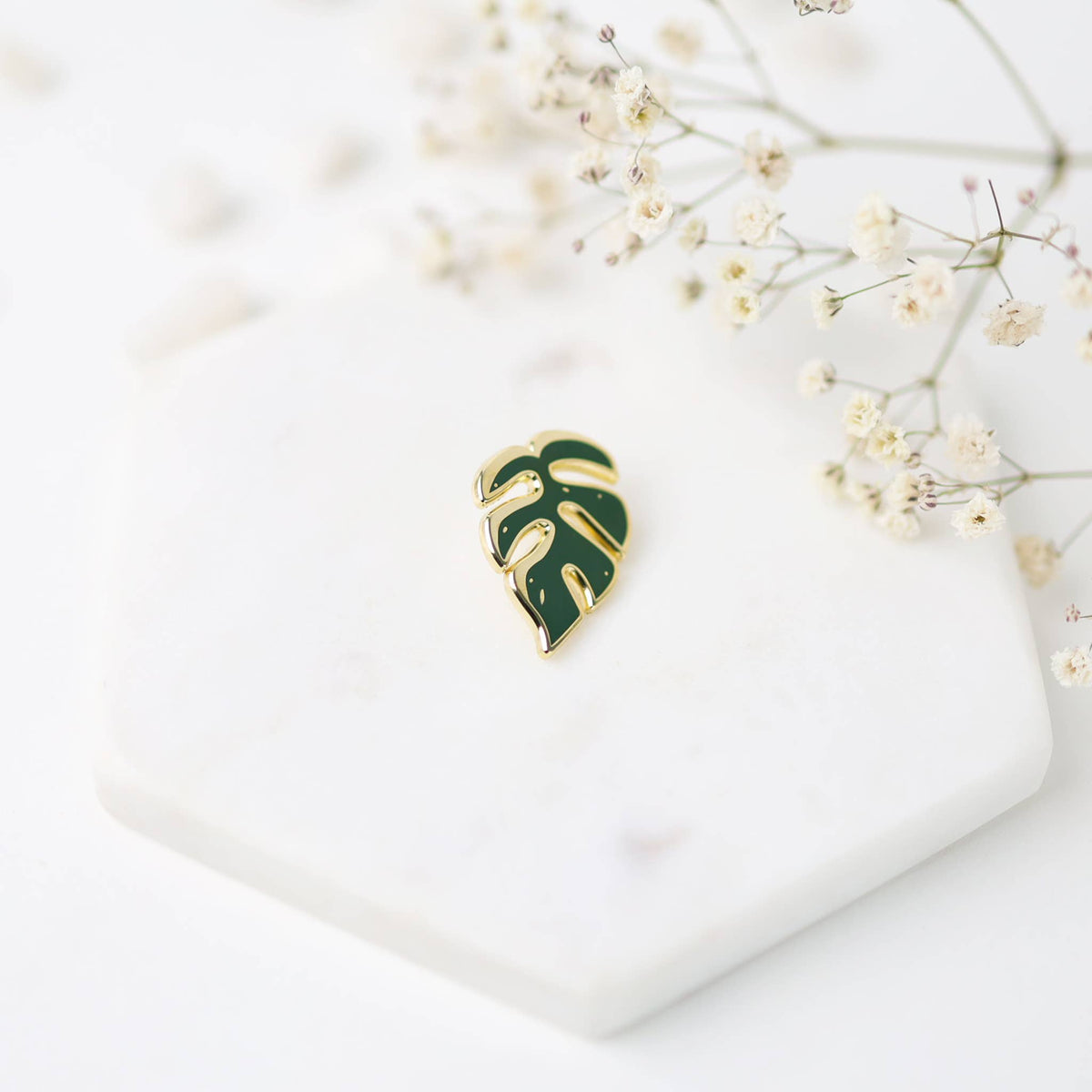 Rhaphidophora Tetrasperma Plant Enamel Pin