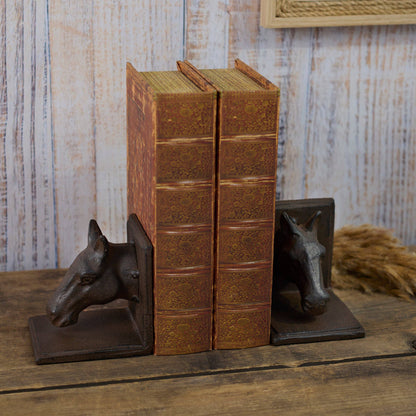 Horse Head Bookends