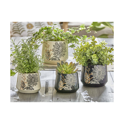 Let It Bee Planter Large Multi Stoneware