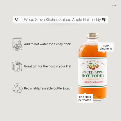 Spiced Apple Hot Toddy, 16 fl oz - Cocktail Mixer and Mockta