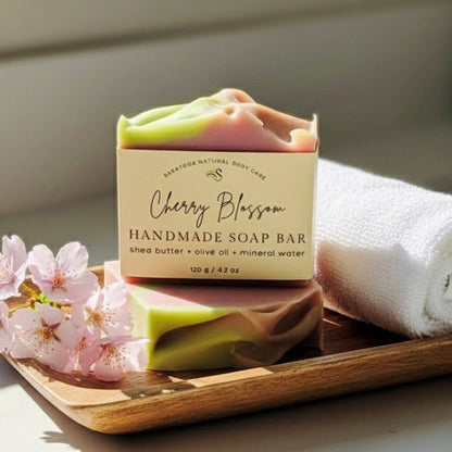 Cherry Blossom Handmade Soap Bar (VEGAN)