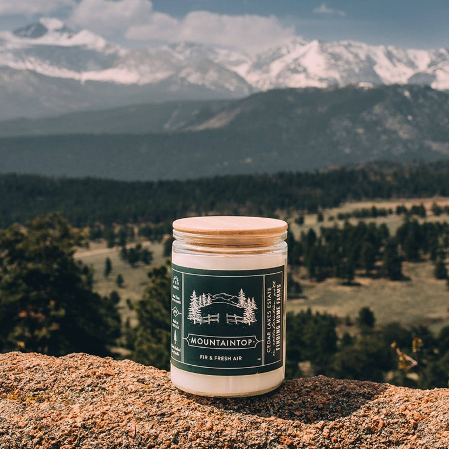 Soy Candle: Mountaintop - Woody & Fresh