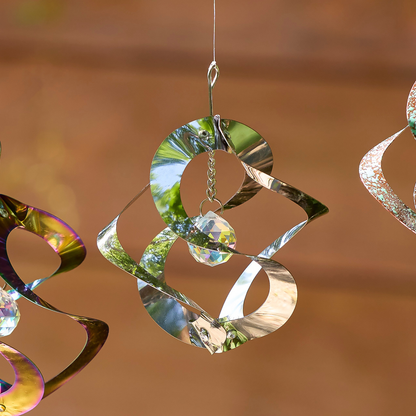 Chrome Mini Cosmix Garden Spinner