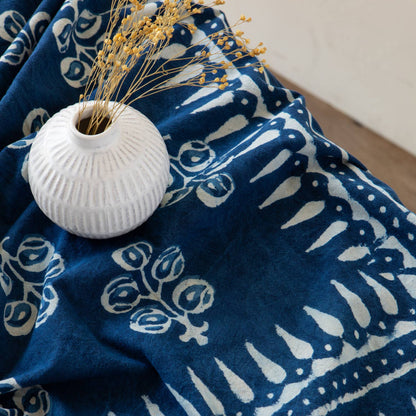 Hawthorn Block Print Tablecloth